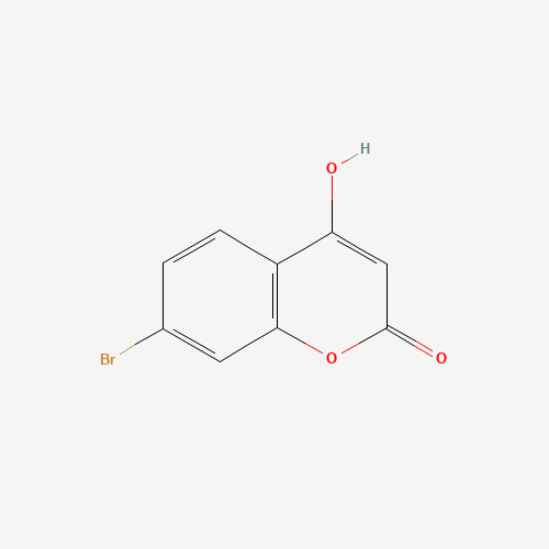 7-bromo-4-hydroxychromen-2-one (CAS: 18735-82-5) - Chemical Structure and Molecular Formula 