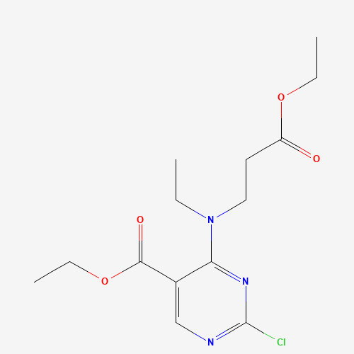 ethyl 2-chloro-4-[(3-ethoxy-3-oxopropyl)-ethylamino]pyrimidine-5-carboxylate (CAS: 55694-32-1) - Related Chemical Product