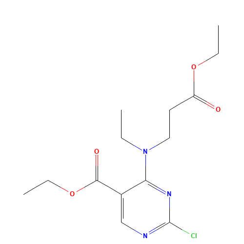 ethyl 2-chloro-4-[(3-ethoxy-3-oxopropyl)-ethylamino]pyrimidine-5-carboxylate (CAS: 55694-32-1) - Related Chemical Product