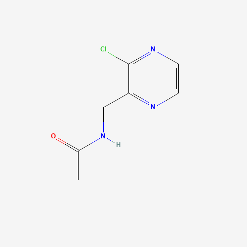 N-[(3-chloropyrazin-2-yl)methyl]acetamide (CAS: 1040751-47-0) - Chemical Structure and Molecular Formula 
