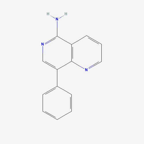 8-phenyl-1,6-naphthyridin-5-amine (CAS: 1352329-33-9) - Chemical Structure and Molecular Formula 