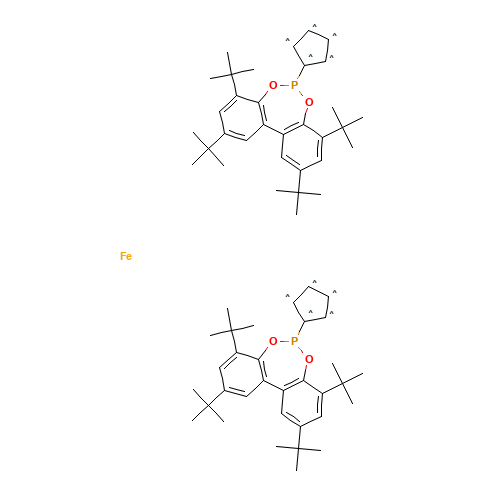 iron;2,4,8,10-tetratert-butyl-6-cyclopentylbenzo[d][1,3,2]benzodioxaphosphepine (CAS: 214151-82-3) - Related Chemical Product