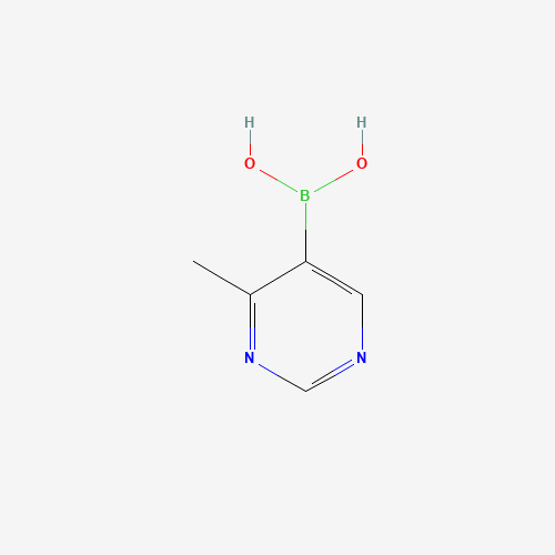 (4-methylpyrimidin-5-yl)boronic acid (CAS: 1337912-87-4) - Chemical Structure and Molecular Formula 