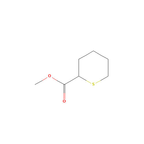 methyl thiane-2-carboxylate (CAS: 70759-78-3) - Chemical Structure and Molecular Formula 