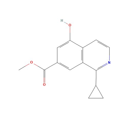 methyl 1-cyclopropyl-5-hydroxyisoquinoline-7-carboxylate (CAS: 921760-74-9) - Related Chemical Product