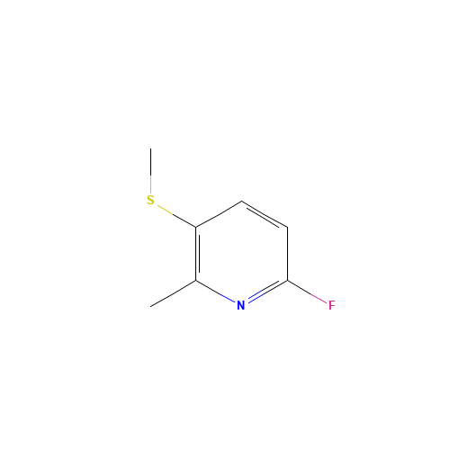 6-fluoro-2-methyl-3-methylsulfanylpyridine (CAS: 1204336-74-2) - Related Chemical Product