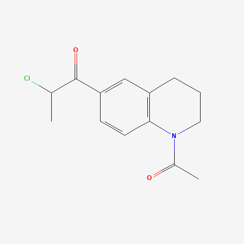 1-(1-acetyl-3,4-dihydro-2H-quinolin-6-yl)-2-chloropropan-1-one (CAS: 120223-93-0) - Related Chemical Product