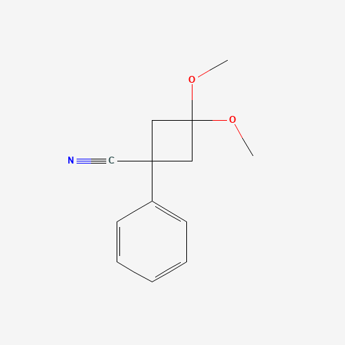 3,3-dimethoxy-1-phenylcyclobutane-1-carbonitrile (CAS: 766513-35-3) - Related Chemical Product