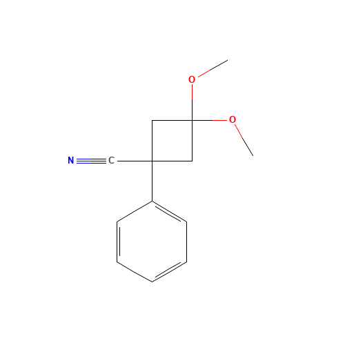 3,3-dimethoxy-1-phenylcyclobutane-1-carbonitrile (CAS: 766513-35-3) - Related Chemical Product
