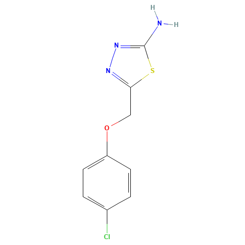 5-[(4-chlorophenoxy)methyl]-1,3,4-thiadiazol-2-amine (CAS: 84138-73-8) - Related Chemical Product