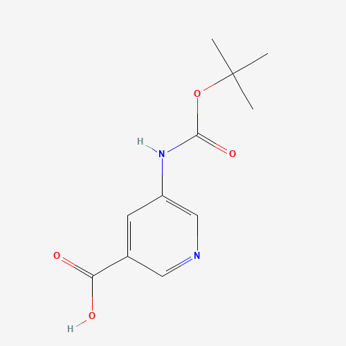 5-[(2-methylpropan-2-yl)oxycarbonylamino]pyridine-3-carboxylic acid (CAS: 337904-92-4) - Related Chemical Product