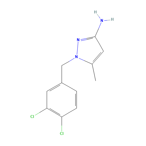 1-[(3,4-dichlorophenyl)methyl]-5-methylpyrazol-3-amine (CAS: 956440-99-6) - Related Chemical Product