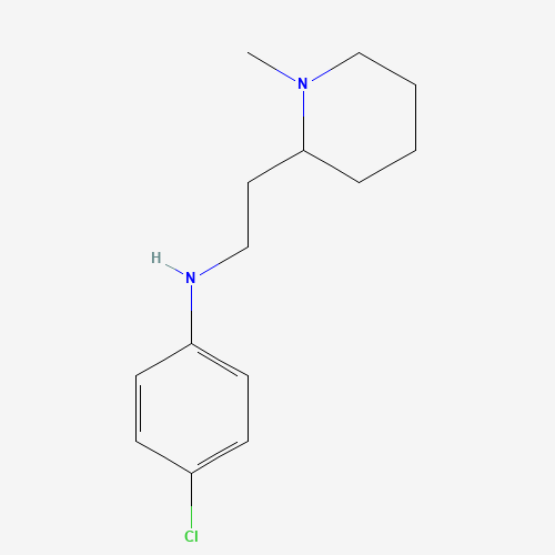 4-chloro-N-[2-(1-methylpiperidin-2-yl)ethyl]aniline (CAS: 79223-22-6) - Related Chemical Product