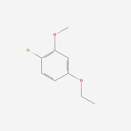1-bromo-4-ethoxy-2-methoxybenzene (CAS: 1353776-78-9) - Chemical Structure and Molecular Formula 