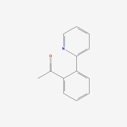 1-(2-pyridin-2-ylphenyl)ethanone (CAS: 137103-78-7) - Chemical Structure and Molecular Formula 