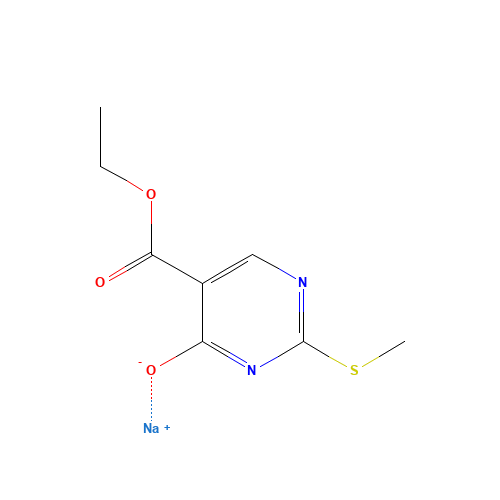 sodium;5-ethoxycarbonyl-2-methylsulfanylpyrimidin-4-olate (CAS: 102061-91-6) - Related Chemical Product