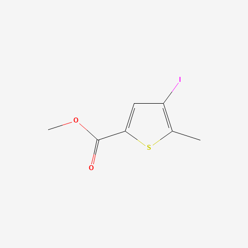 methyl 4-iodo-5-methylthiophene-2-carboxylate (CAS: 945391-64-0) - Chemical Structure and Molecular Formula 