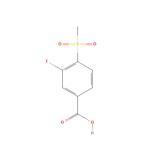 3-fluoro-4-methylsulfonylbenzoic acid (CAS: 185945-88-4) - Related Chemical Product