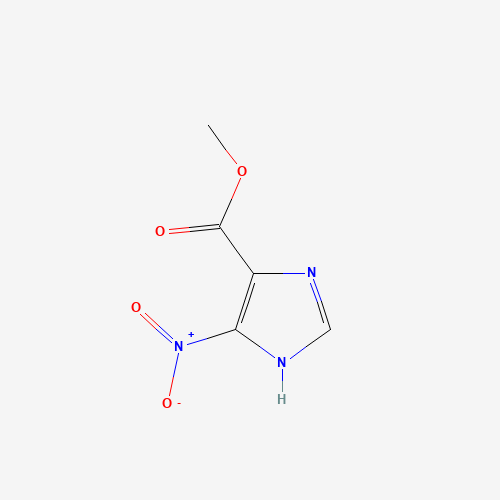 methyl 4-nitro-1H-imidazole-5-carboxylate (CAS: 20271-20-9) - Chemical Structure and Molecular Formula 