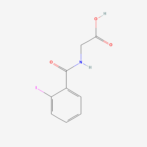 2-[(2-iodobenzoyl)amino]acetic acid (CAS: 147-58-0) - Chemical Structure and Molecular Formula 