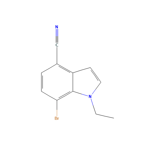 7-bromo-1-ethylindole-4-carbonitrile (CAS: 1258959-79-3) - Related Chemical Product