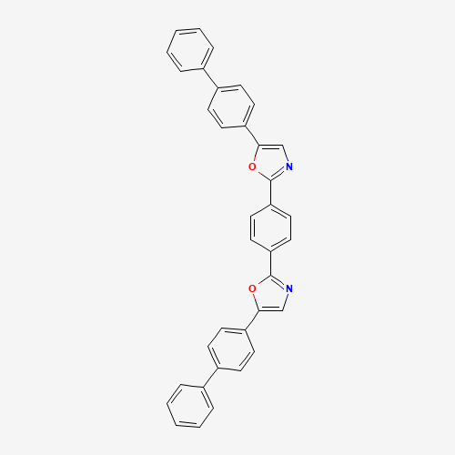 5-(4-phenylphenyl)-2-[4-[5-(4-phenylphenyl)-1,3-oxazol-2-yl]phenyl]-1,3-oxazole (CAS: 494-67-7) - Related Chemical Product