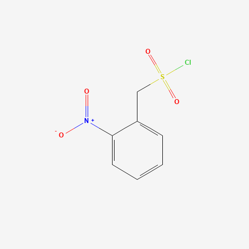 (2-nitrophenyl)methanesulfonyl chloride (CAS: 24974-75-2) - Chemical Structure and Molecular Formula 
