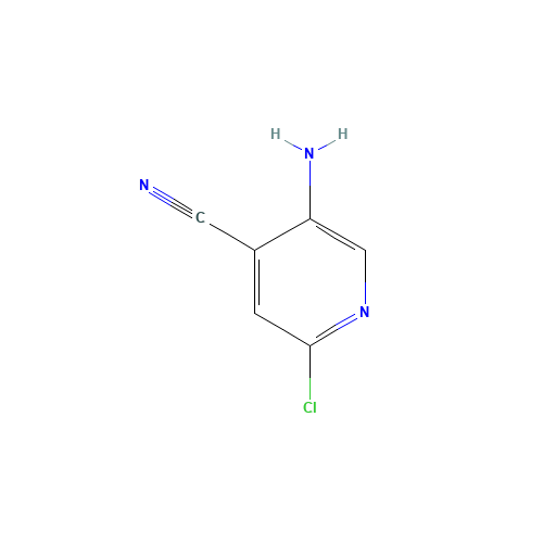 5-amino-2-chloropyridine-4-carbonitrile (CAS: 1359828-87-7) - Chemical Structure and Molecular Formula 