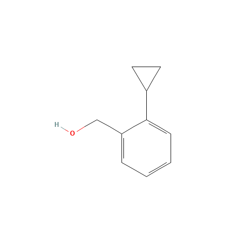 (2-cyclopropylphenyl)methanol (CAS: 118184-68-2) - Chemical Structure and Molecular Formula 