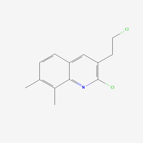 2-chloro-3-(2-chloroethyl)-7,8-dimethylquinoline (CAS: 893724-67-9) - Related Chemical Product