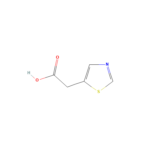 2-(1,3-thiazol-5-yl)acetic acid (CAS: 52454-63-4) - Chemical Structure and Molecular Formula 