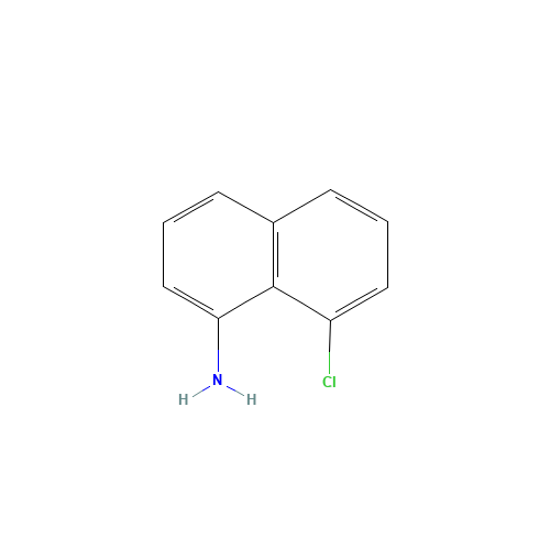 8-chloronaphthalen-1-amine (CAS: 59107-51-6) - Chemical Structure and Molecular Formula 