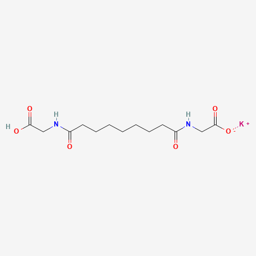 potassium;2-[[9-(carboxymethylamino)-9-oxononanoyl]amino]acetate (CAS: 477773-67-4) - Chemical Structure and Molecular Formula 
