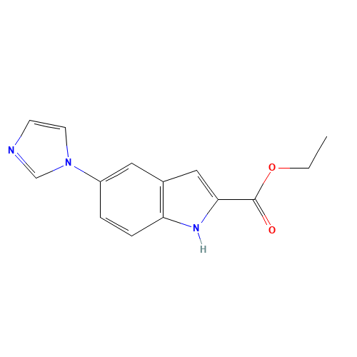 ethyl 5-imidazol-1-yl-1H-indole-2-carboxylate (CAS: 1265236-24-5) - Related Chemical Product