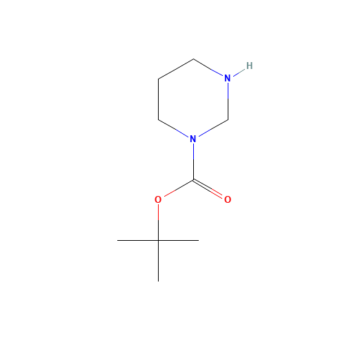 tert-butyl 1,3-diazinane-1-carboxylate (CAS: 867065-85-8) - Chemical Structure and Molecular Formula 