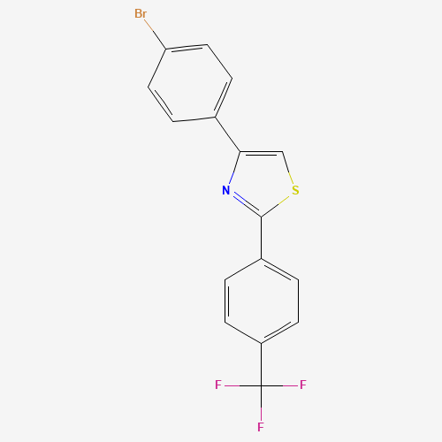 4-(4-bromophenyl)-2-[4-(trifluoromethyl)phenyl]-1,3-thiazole (CAS: 211032-07-4) - Related Chemical Product
