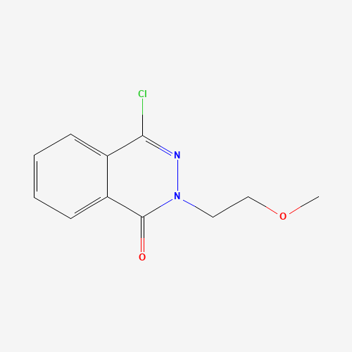 4-chloro-2-(2-methoxyethyl)phthalazin-1-one (CAS: 1408291-45-1) - Chemical Structure and Molecular Formula 