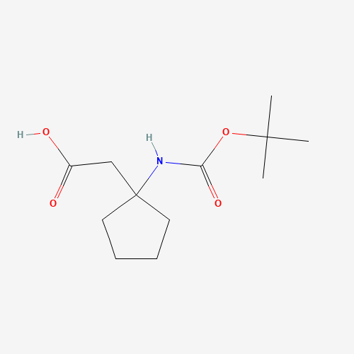 2-[1-[(2-methylpropan-2-yl)oxycarbonylamino]cyclopentyl]acetic acid (CAS: 282525-00-2) - Related Chemical Product