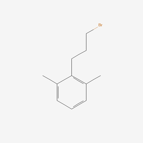 2-(3-bromopropyl)-1,3-dimethylbenzene (CAS: 1446281-94-2) - Chemical Structure and Molecular Formula 