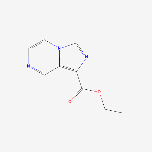 ethyl imidazo[1,5-a]pyrazine-1-carboxylate (CAS: 1377584-27-4) - Chemical Structure and Molecular Formula 