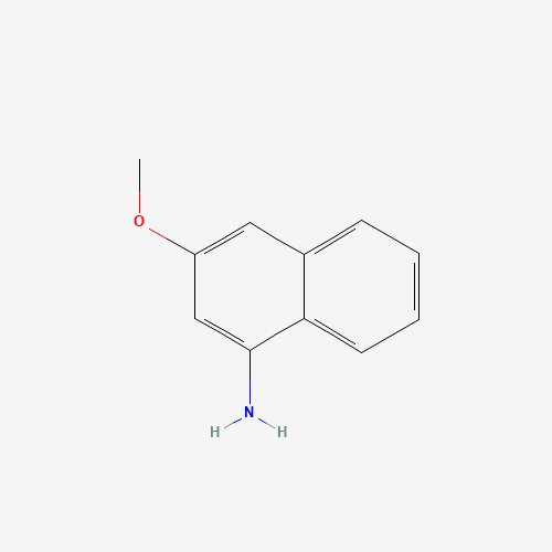 3-methoxynaphthalen-1-amine (CAS: 50885-12-6) - Chemical Structure and Molecular Formula 