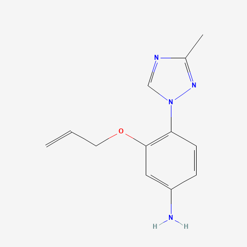 4-(3-methyl-1,2,4-triazol-1-yl)-3-prop-2-enoxyaniline (CAS: 1356009-07-8) - Related Chemical Product