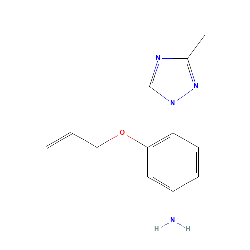 4-(3-methyl-1,2,4-triazol-1-yl)-3-prop-2-enoxyaniline (CAS: 1356009-07-8) - Related Chemical Product