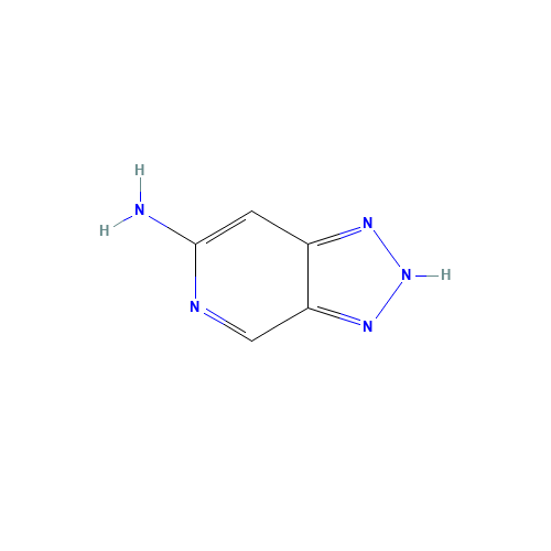 2H-triazolo[4,5-c]pyridin-6-amine (CAS: 24481-60-5) - Chemical Structure and Molecular Formula 