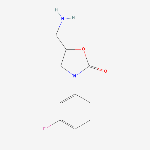 5-(aminomethyl)-3-(3-fluorophenyl)-1,3-oxazolidin-2-one (CAS: 1082524-60-4) - Related Chemical Product