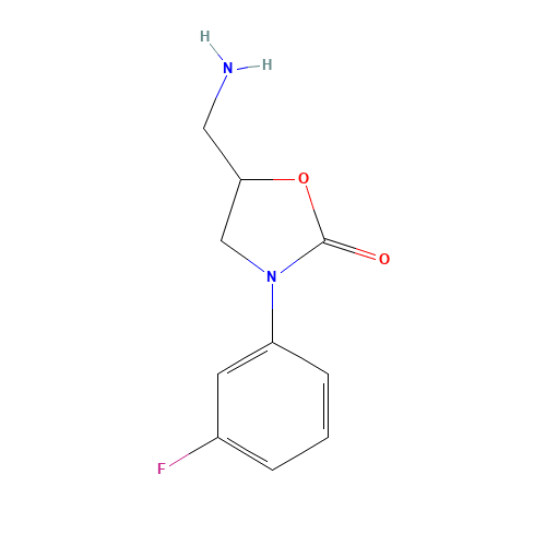5-(aminomethyl)-3-(3-fluorophenyl)-1,3-oxazolidin-2-one (CAS: 1082524-60-4) - Related Chemical Product