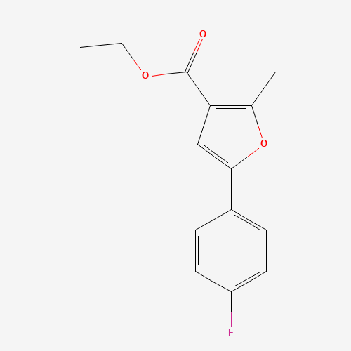 ethyl 5-(4-fluorophenyl)-2-methylfuran-3-carboxylate (CAS: 111787-83-8) - Related Chemical Product