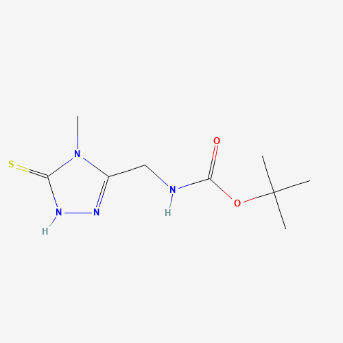 tert-butyl N-[(4-methyl-5-sulfanylidene-1H-1,2,4-triazol-3-yl)methyl]carbamate (CAS: 519056-65-6) - Related Chemical Product