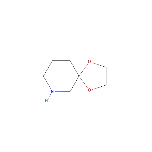 1,4-dioxa-9-azaspiro[4.5]decane (CAS: 40369-91-3) - Chemical Structure and Molecular Formula 
