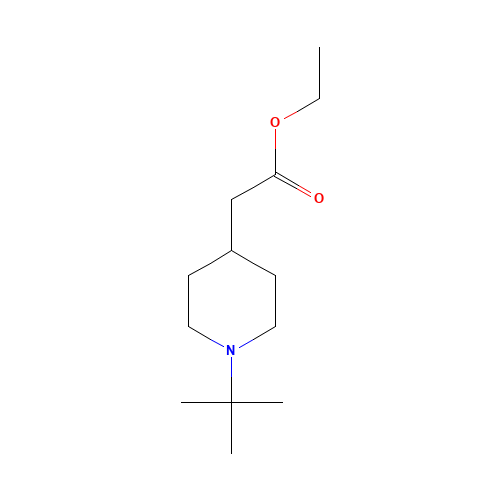 ethyl 2-(1-tert-butylpiperidin-4-yl)acetate (CAS: 1075715-93-3) - Related Chemical Product